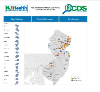 NEW! Travel Medicine Services Locator 